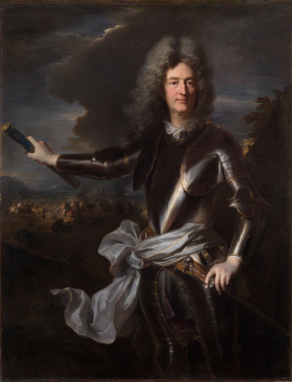 Portrait of Marshal Charles-Auguste de Matignon by Hyacinthe Rigaud