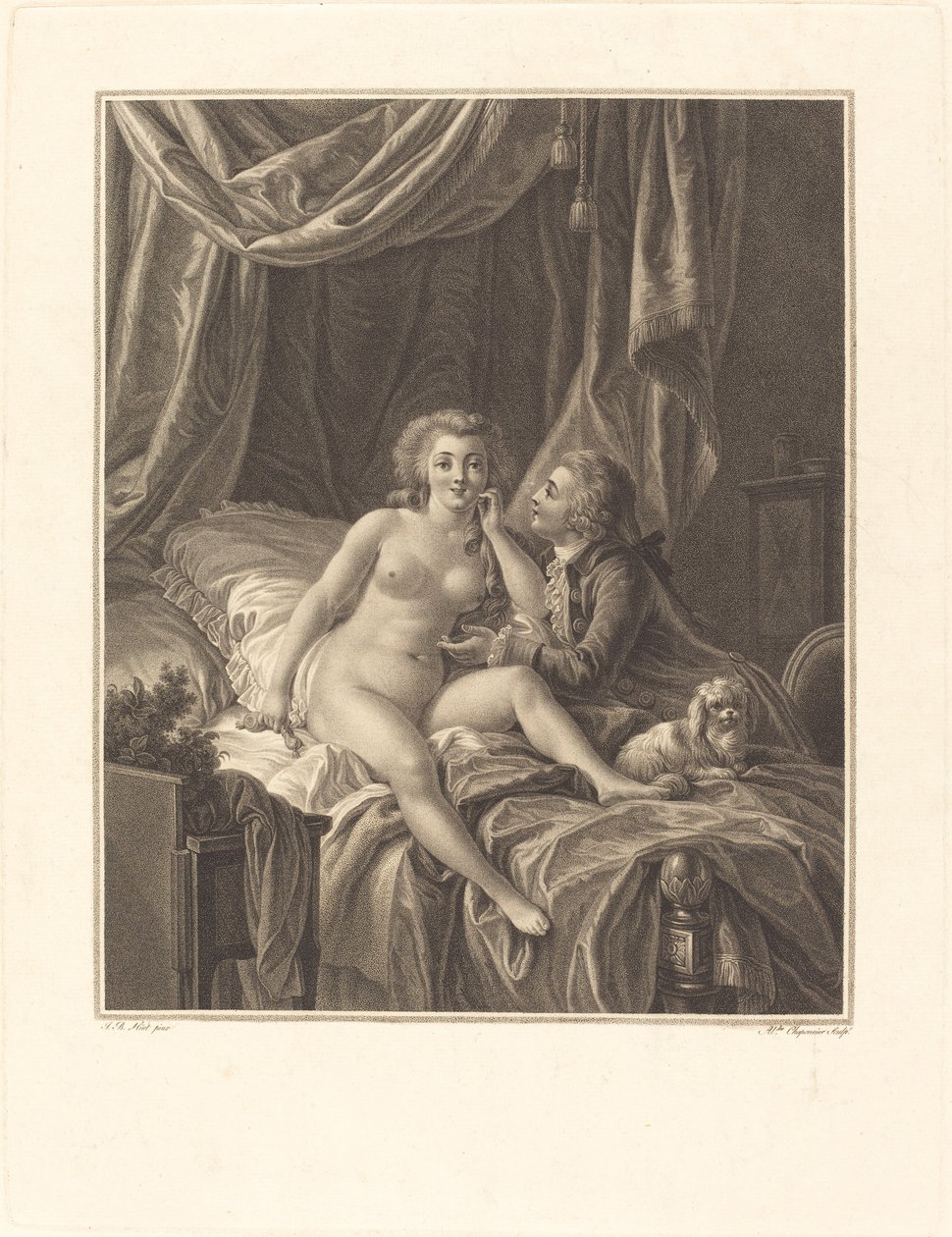 What is Good to Take is Good to Keep by I Alexandre Chaponnier after Jean Baptiste Hüet