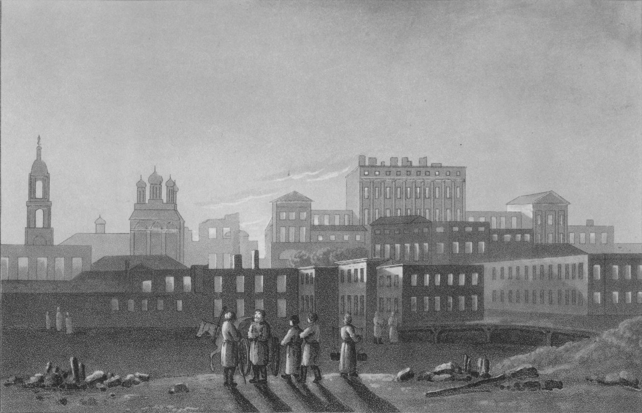 Palaces of Pashov Menzikov, Apraxin &c. Belgorod, Moscow, 1817 by I Clark