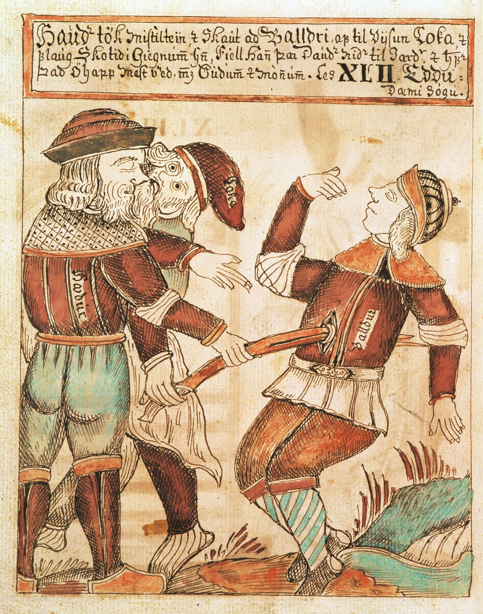 The Killing of Balder by Icelandic School