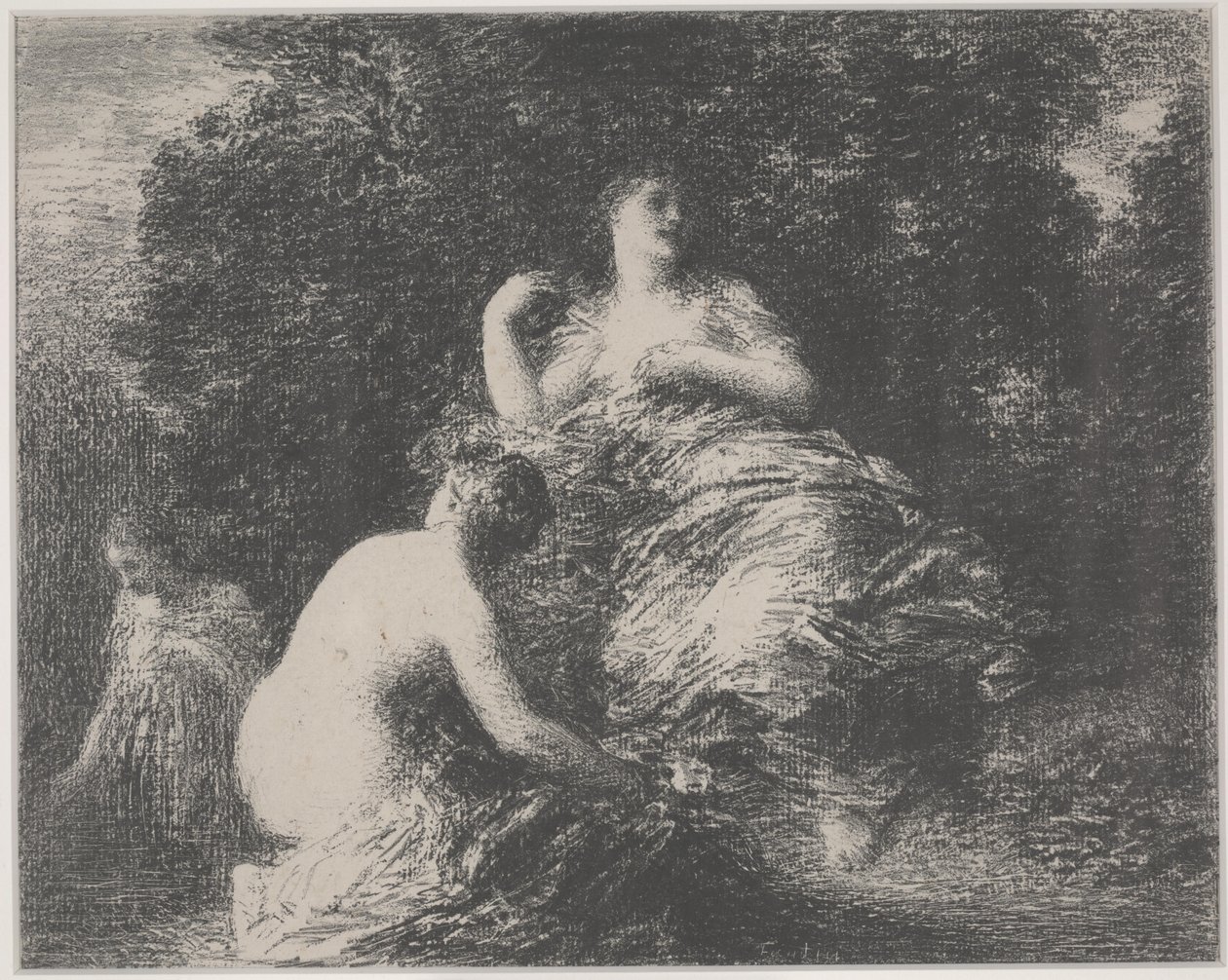 The Bathers by Ignace Henri Jean Fantin Latour