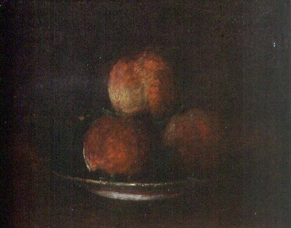Three Peaches by Ignace Henri Jean Fantin Latour