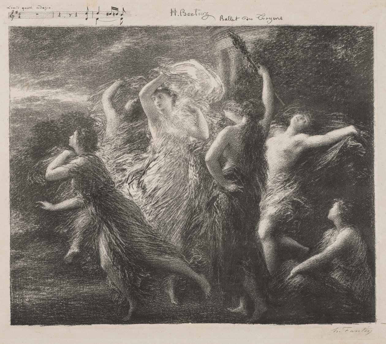 Ballet du Troyons, 1893 by Ignace Henri Jean Fantin Latour