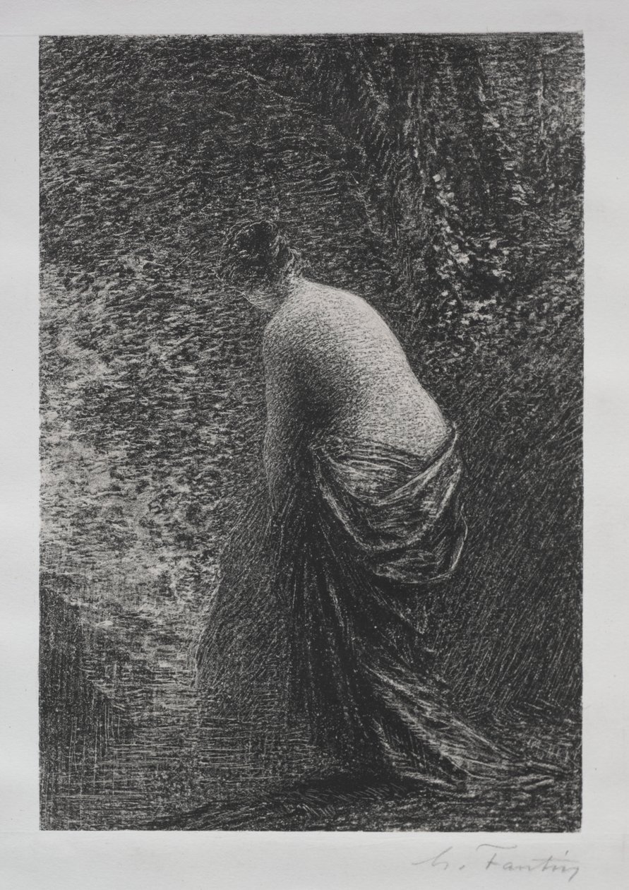 Bather Standing by Ignace Henri Jean Fantin Latour