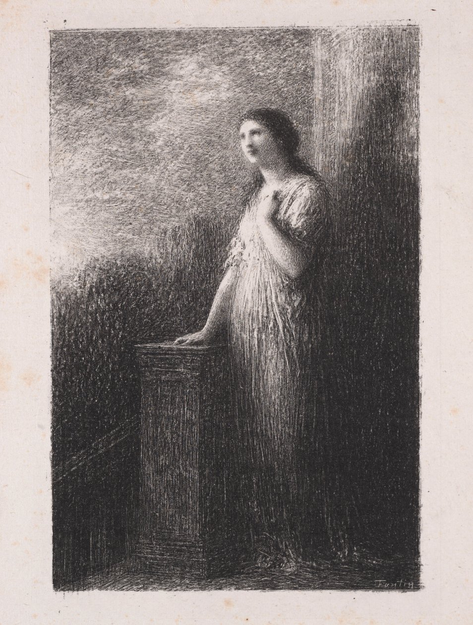 Confidence of the Night by Ignace Henri Jean Fantin Latour