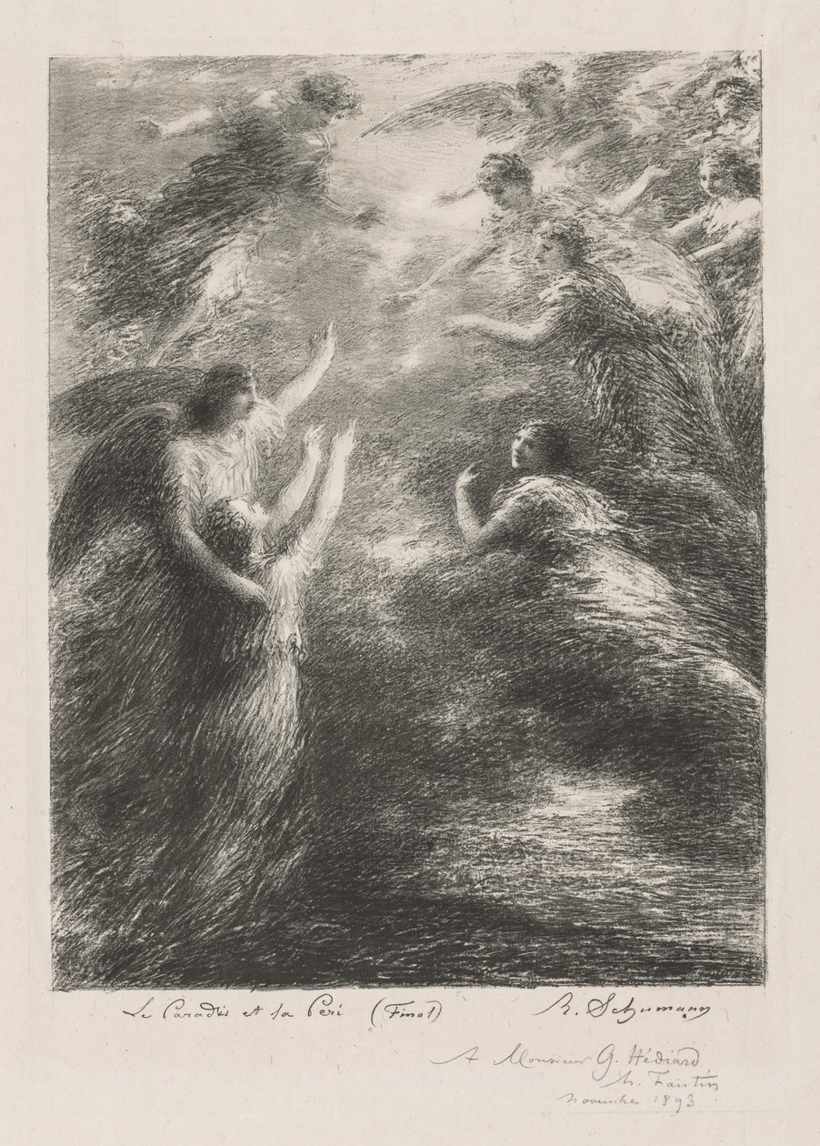 The Paradise and the Peri, 1893 by Ignace Henri Jean Fantin Latour