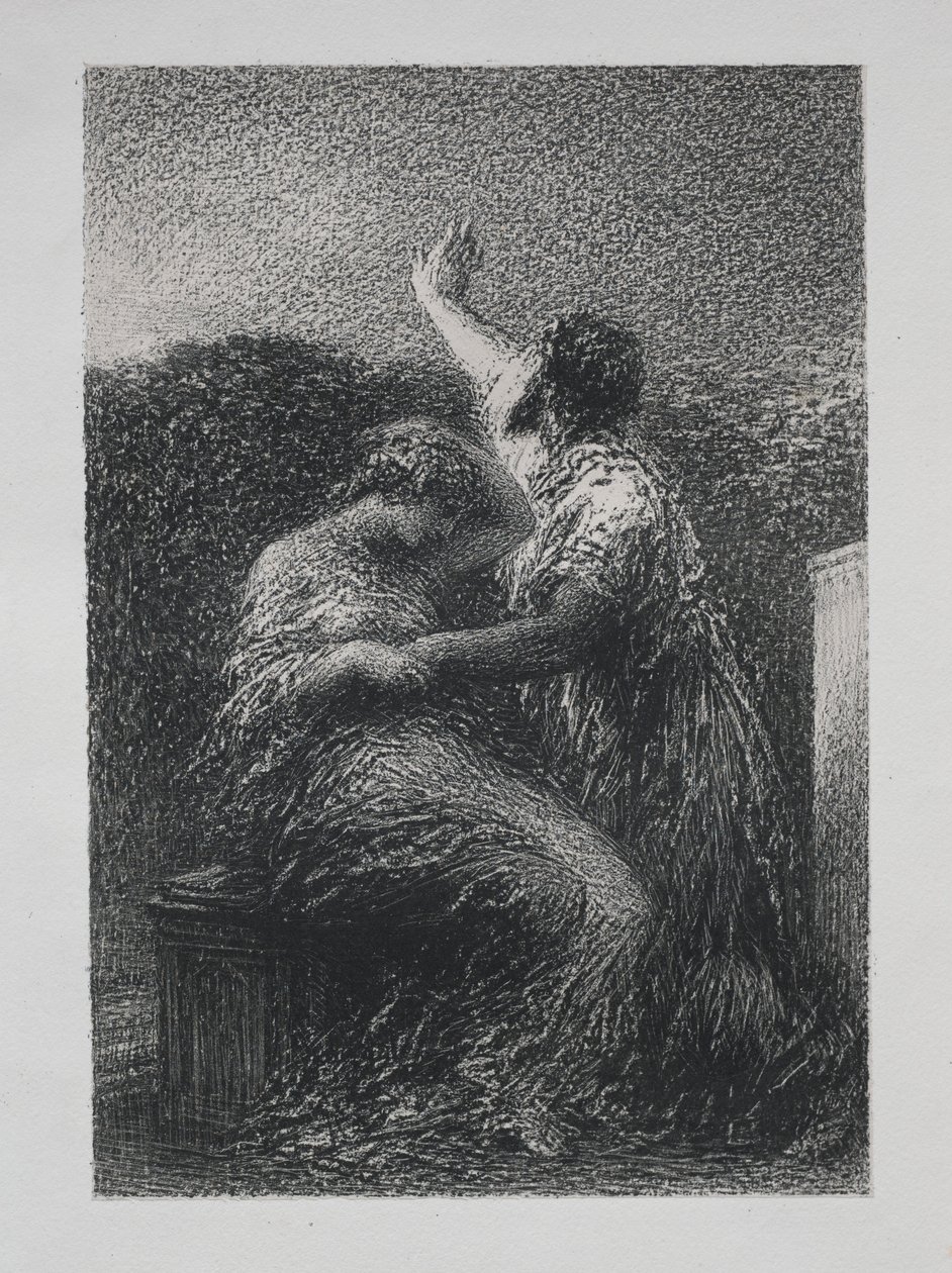 The Magician Baltazar and Fatime by Ignace Henri Jean Fantin Latour