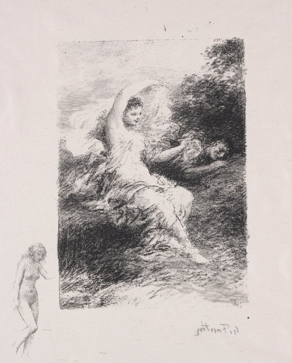 Lydé by Ignace Henri Jean Fantin Latour
