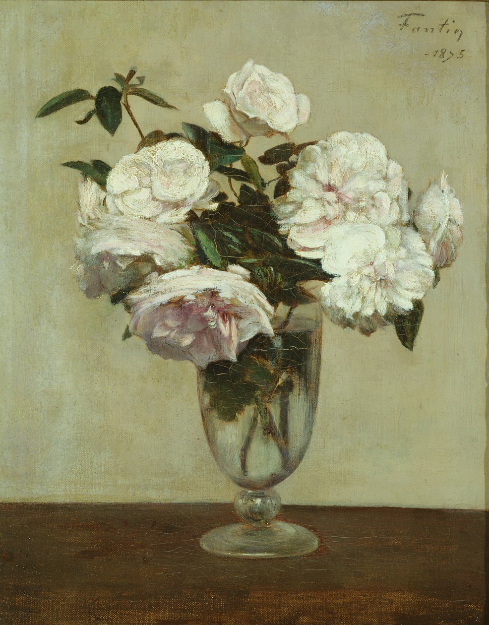 Pink Roses by Ignace Henri Jean Fantin Latour