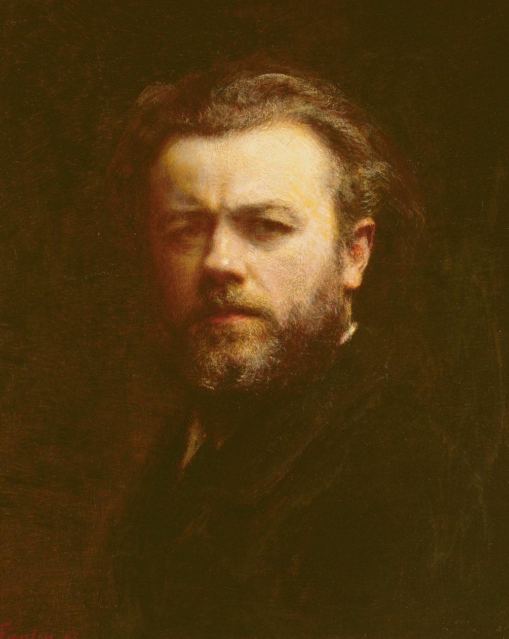 Self Portrait, 1883 by Ignace Henri Jean Fantin Latour