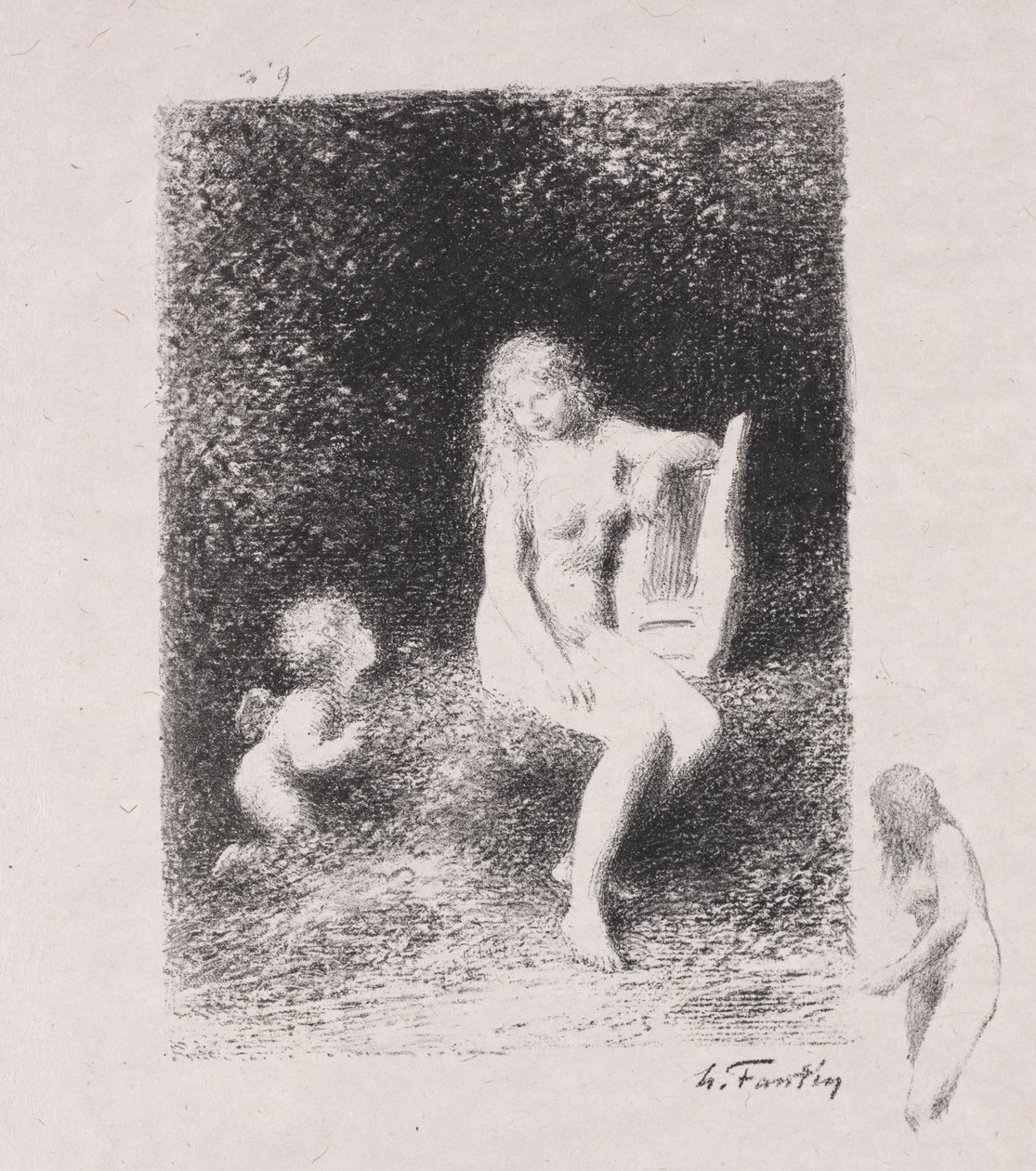 XXI by Ignace Henri Jean Fantin Latour