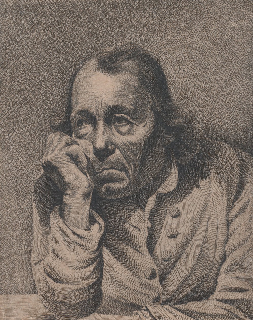 The Melancholic Man by Ignace Joseph de Claussin