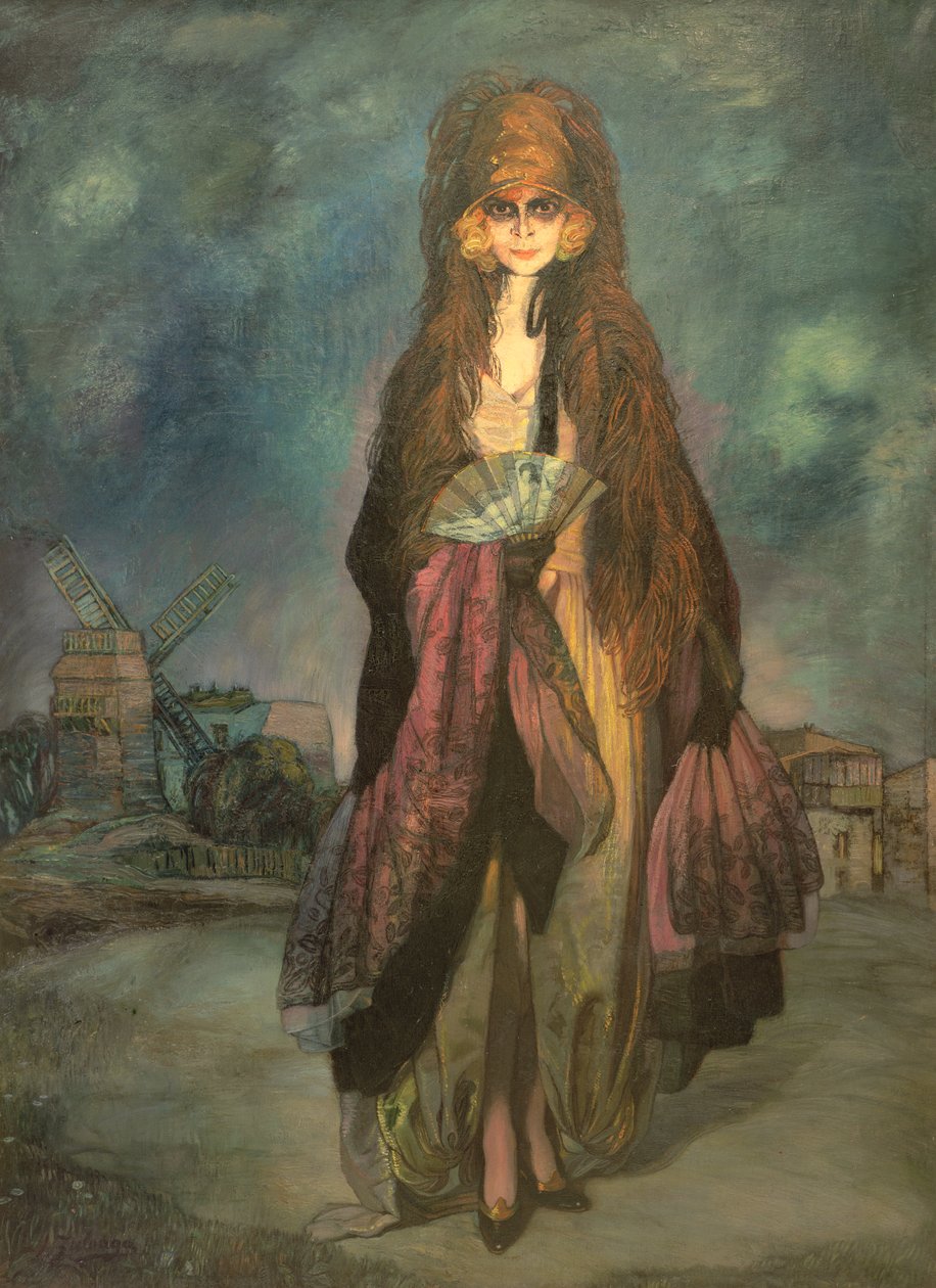 Portrait of the Marquesa Casati, 1923 by Ignacio Zuloaga y Zabaleta