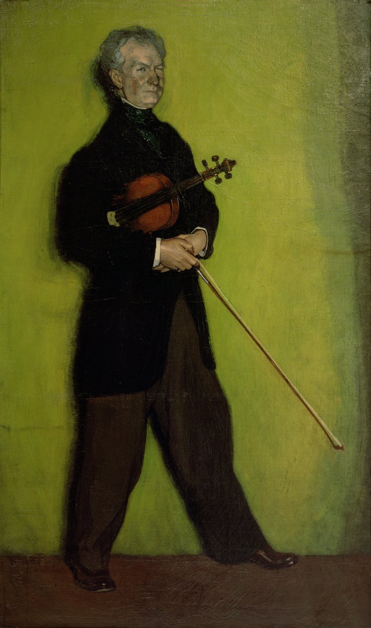 Portrait of the Violinist Larrapide, 1910 by Ignacio Zuloaga y Zabaleta
