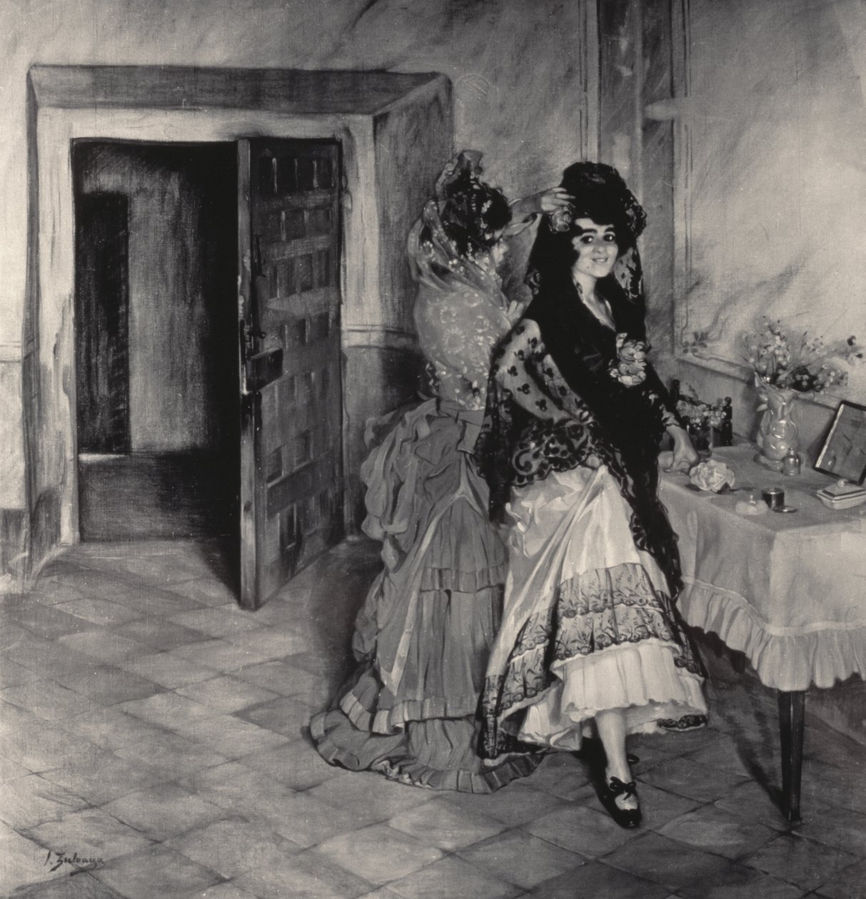 Preparations for the Corrida by Ignacio Zuloaga y Zabaleta