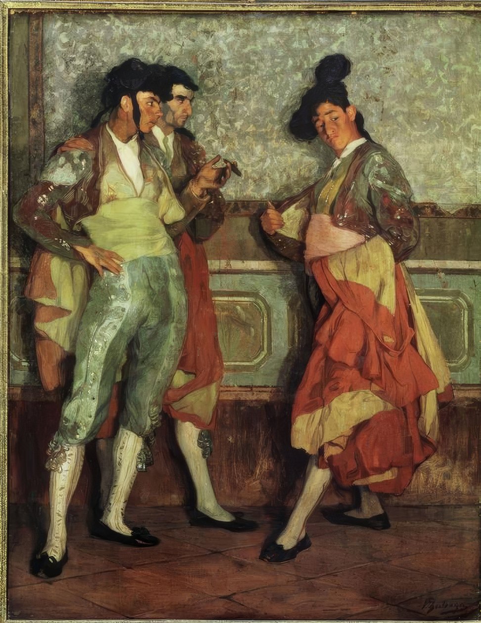Young Village Bullfighters by Ignacio Zuloaga y Zabaleta