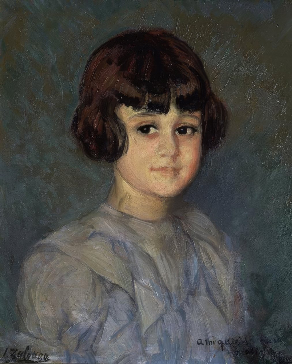Portrait of His Granddaughter by Ignacio Zuloaga y Zabaleta