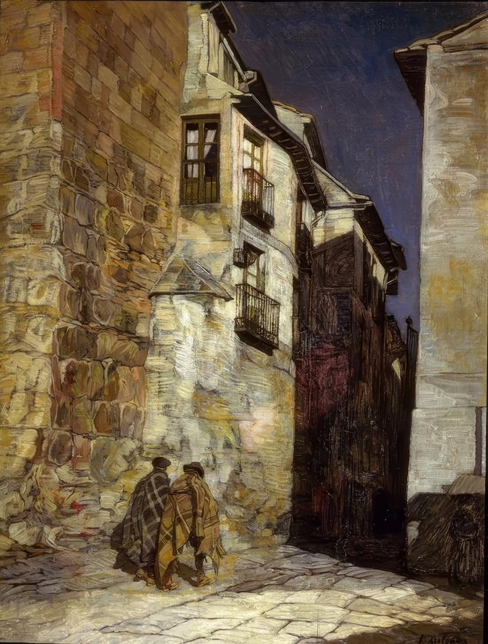 Segovia at Night – Around 1930 – Oil on Canvas – 94x74 cm by Ignacio Zuloaga y Zabaleta