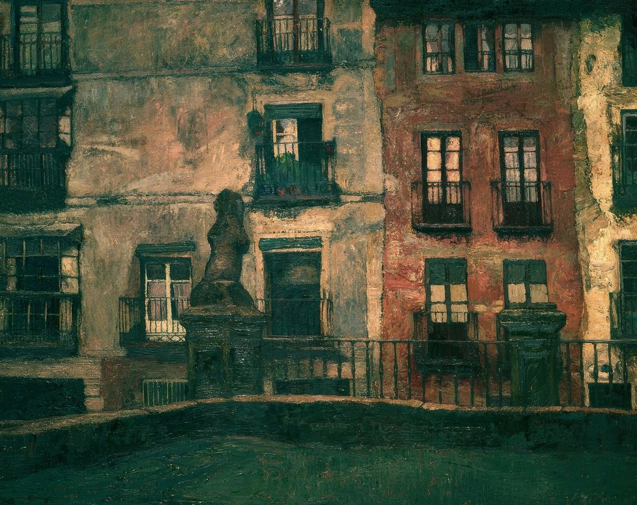 Segovia: Old Houses – 1917 by Ignacio Zuloaga y Zabaleta