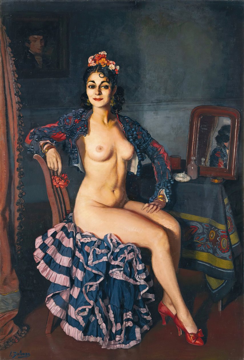 La Bella Oterito in Her Dressing Room, 1936 by Ignacio Zuloaga y Zabaleto
