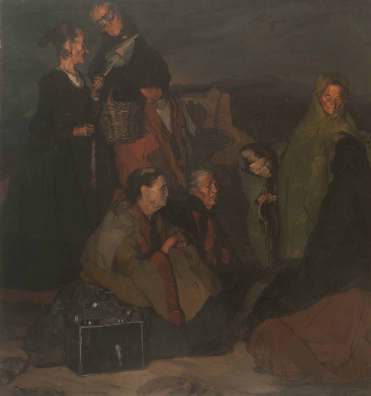 The Witches of San Millán by Ignacio Zuloaga y Zabaleto