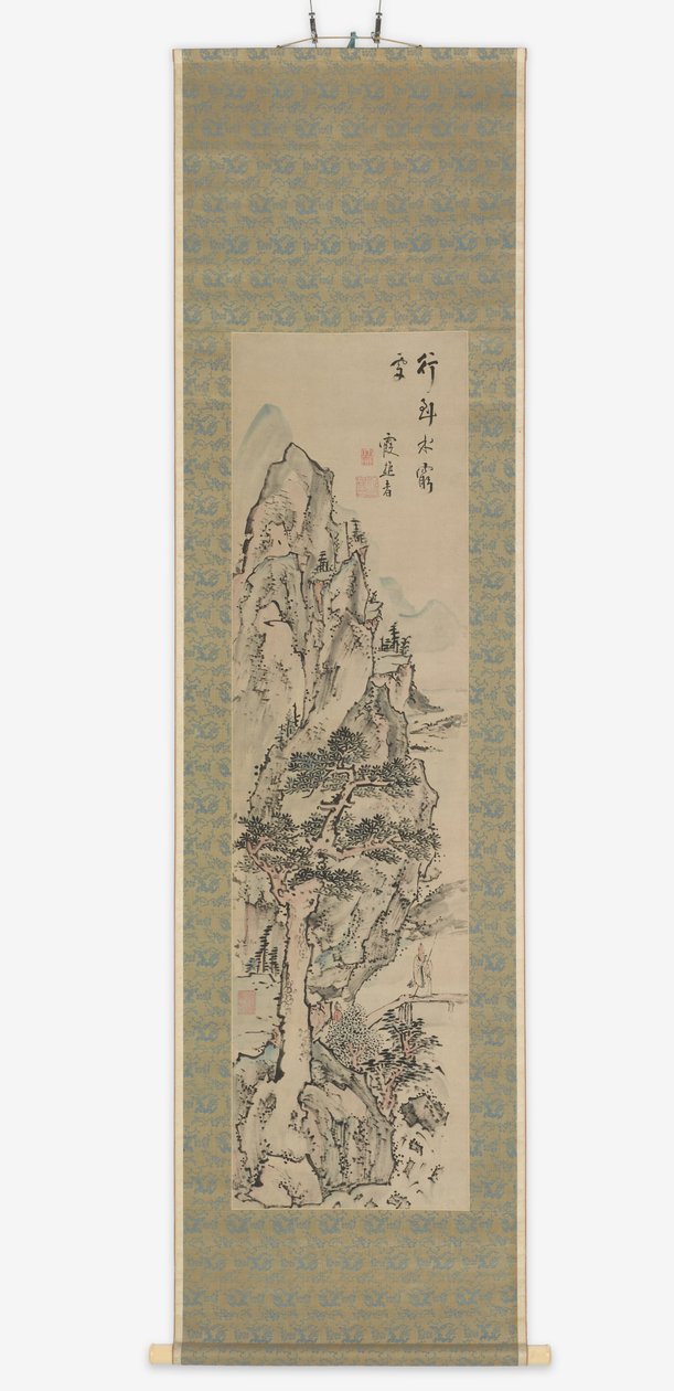 Traveling in the Ravine by Ike no Taiga