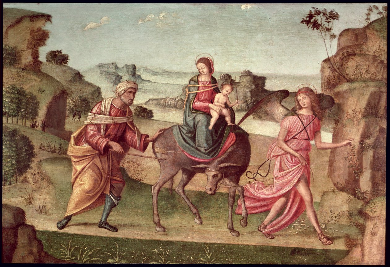 The Flight into Egypt by Il Francia