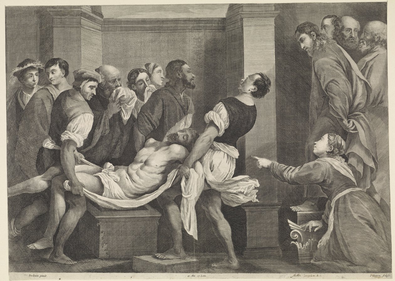 Raising Lazarus by Il Pordenone