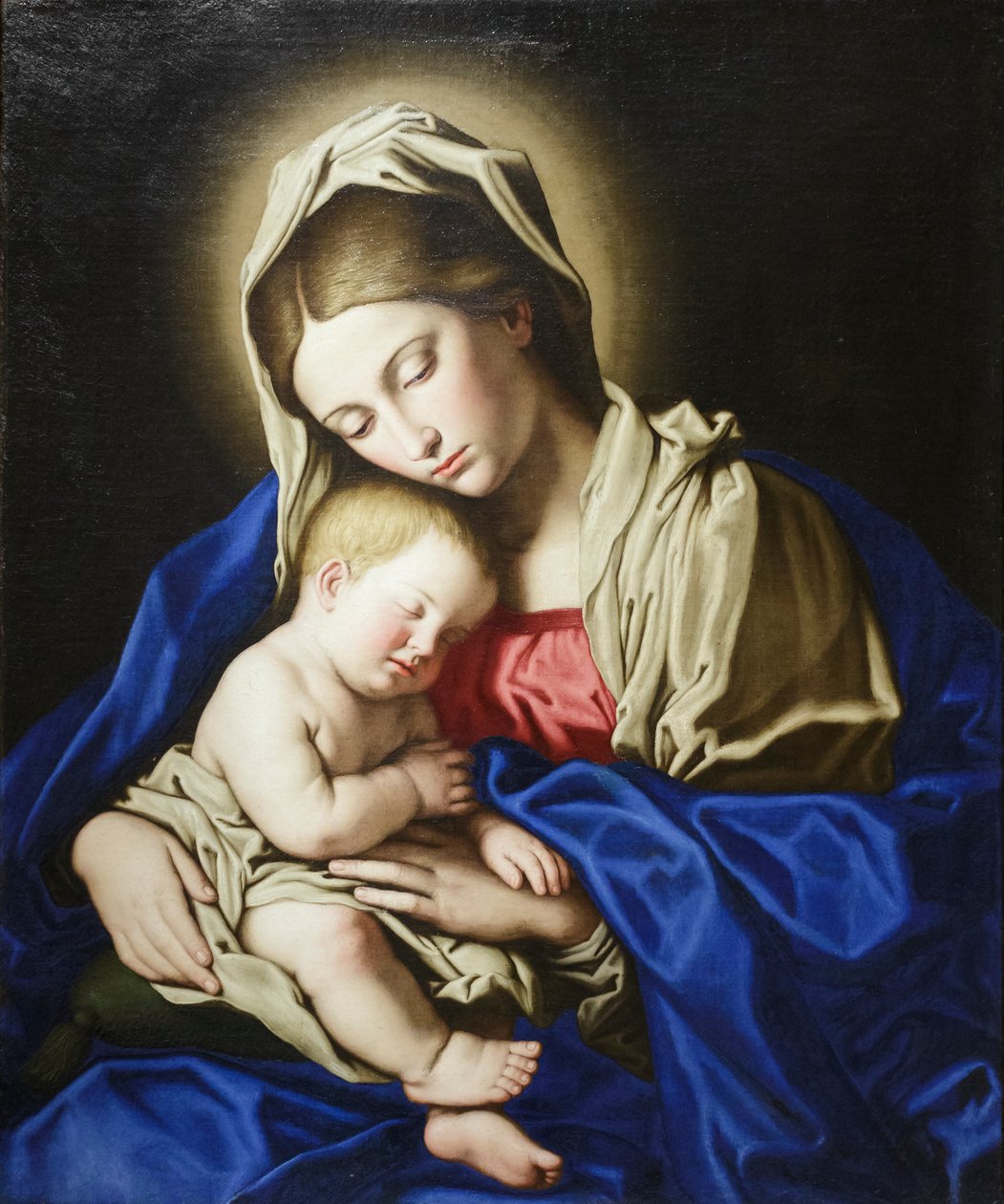 Madonna and Child, c.1638 by Il (1609 85) Sassoferrato