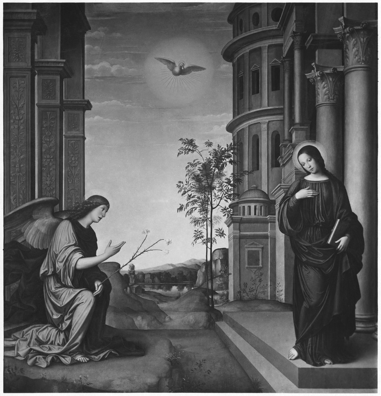 The Annunciation, c.1502 by Il Francia