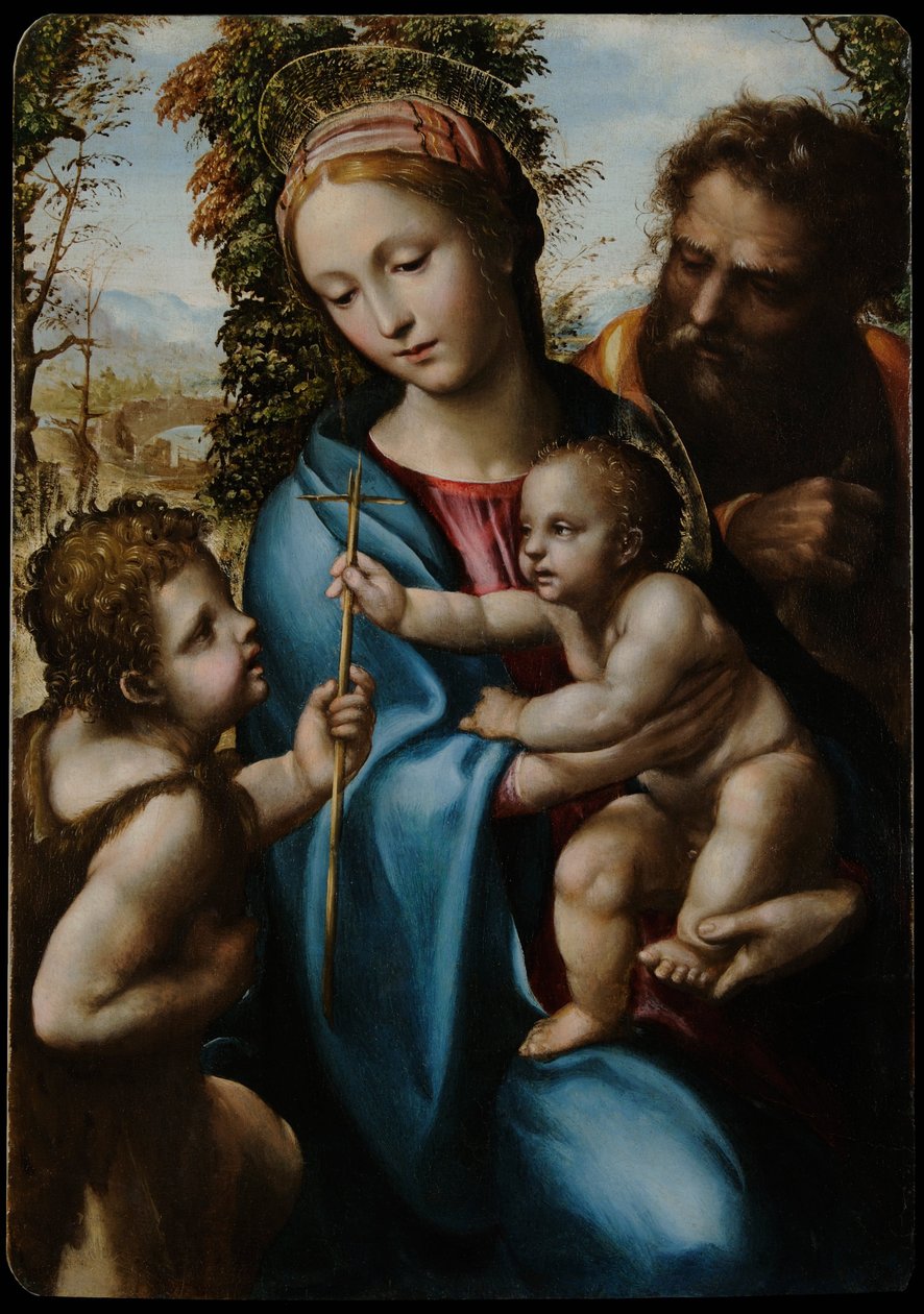 Holy Family with Young Saint John by Il Sodoma