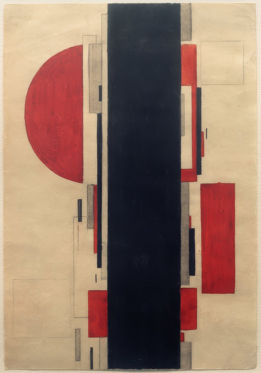 Suprematist Composition by Ilja Grigorjewitsch  Tschaschnik