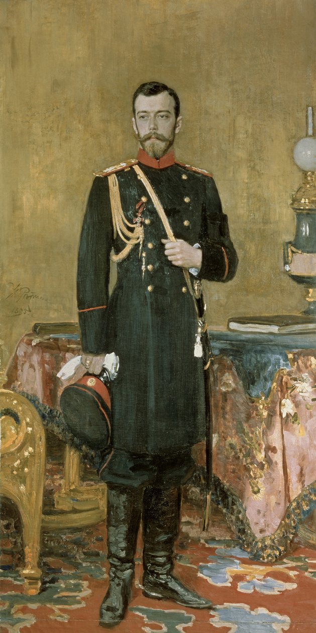 Portrait of Emperor Nicholas II (1868-1918) by Ilya Efimovich Repin