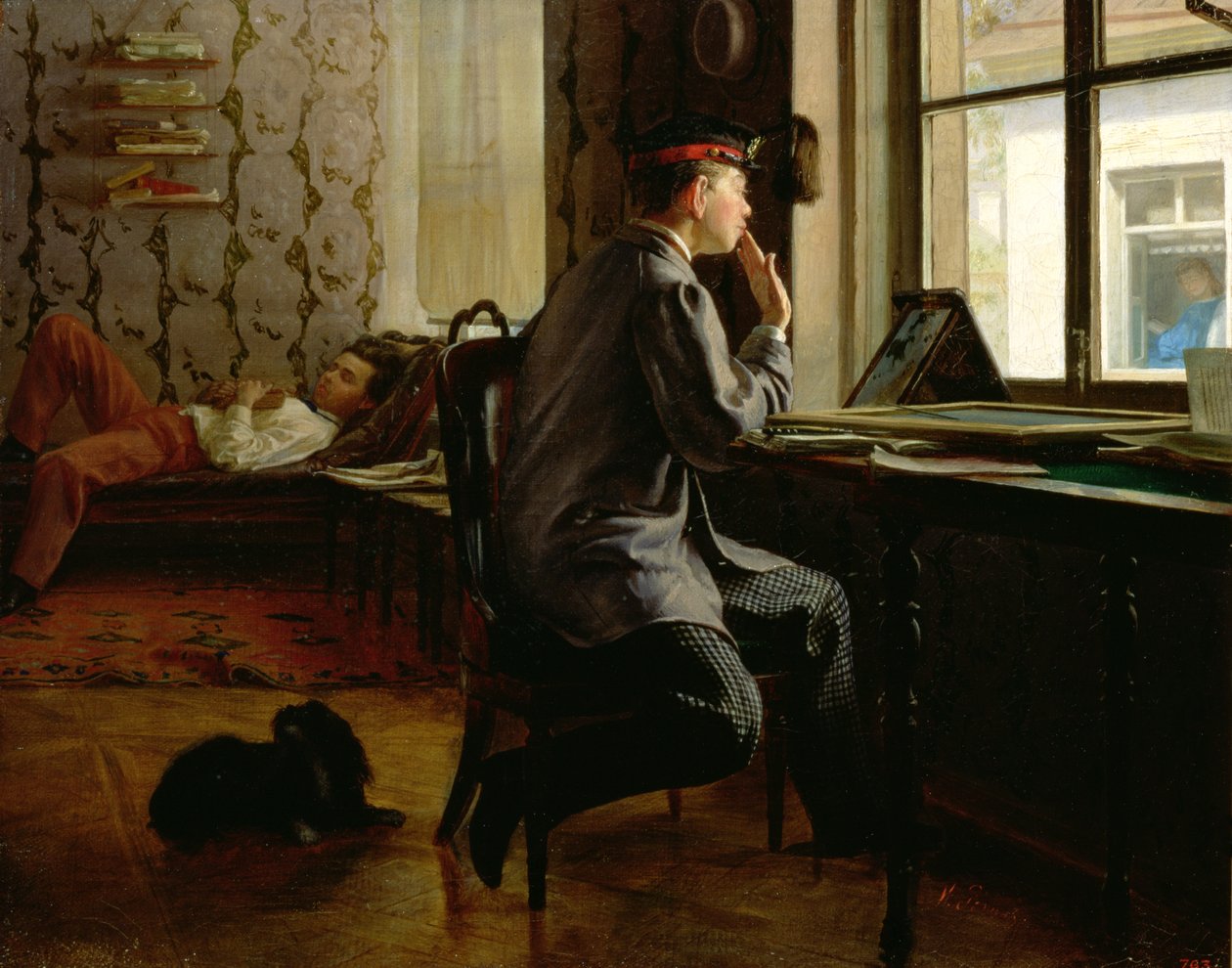 Preparing for Examinations by Ilya Efimovich Repin