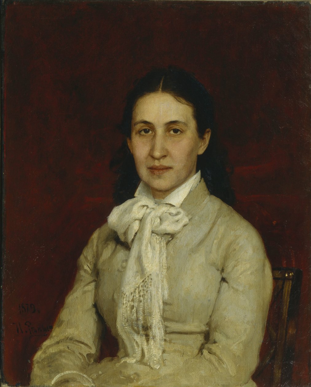 Portrait of Yelizaveta Grigoryevna Mamontova 1847-1908 by Ilya Efimovich Repin