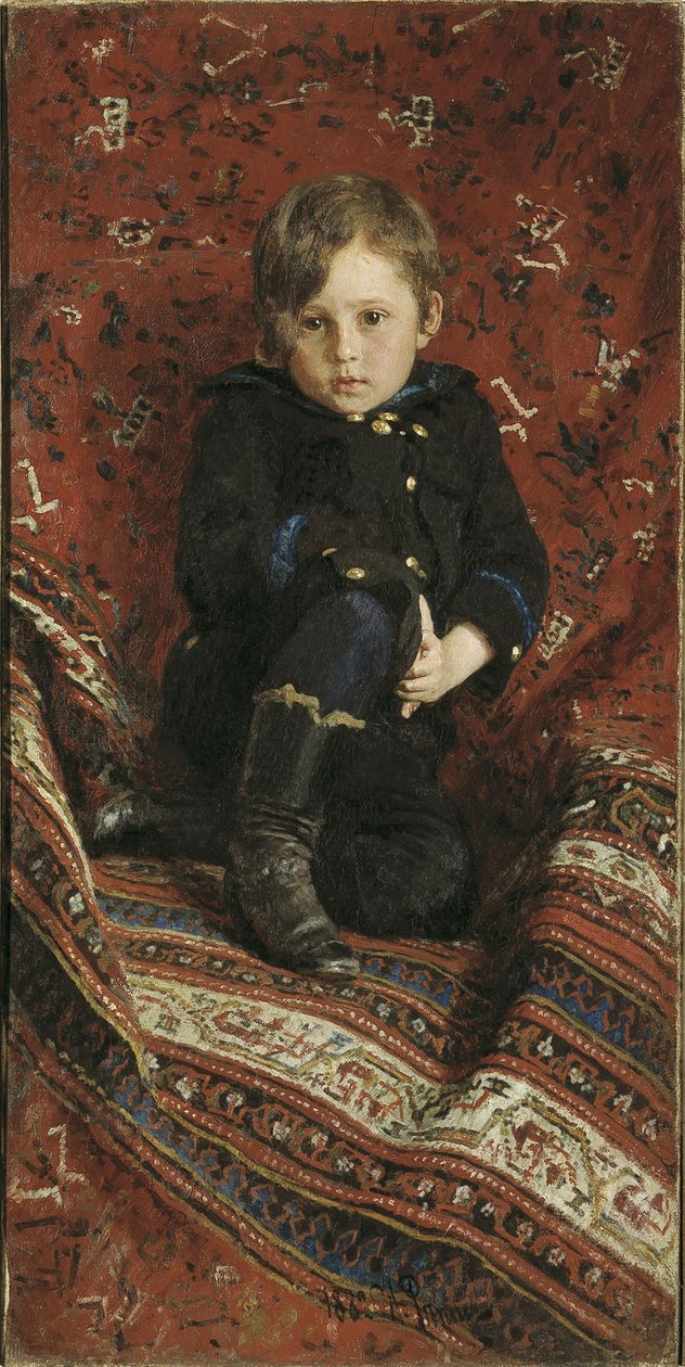 Portrait of Yury Repin, the Artist