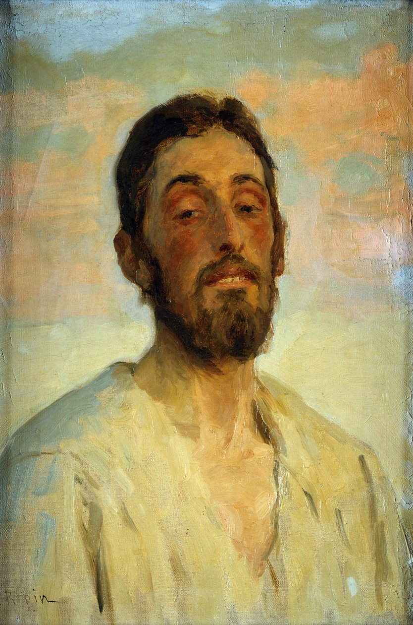 Portrait of a Man by Ilya Efimovich Repin: Fine art print