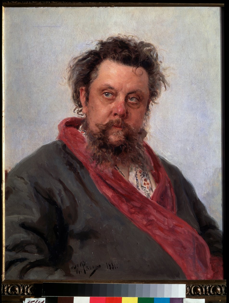 The composer Modeste Moussorgsky (1839-1881) by Ilya Efimovich Repin