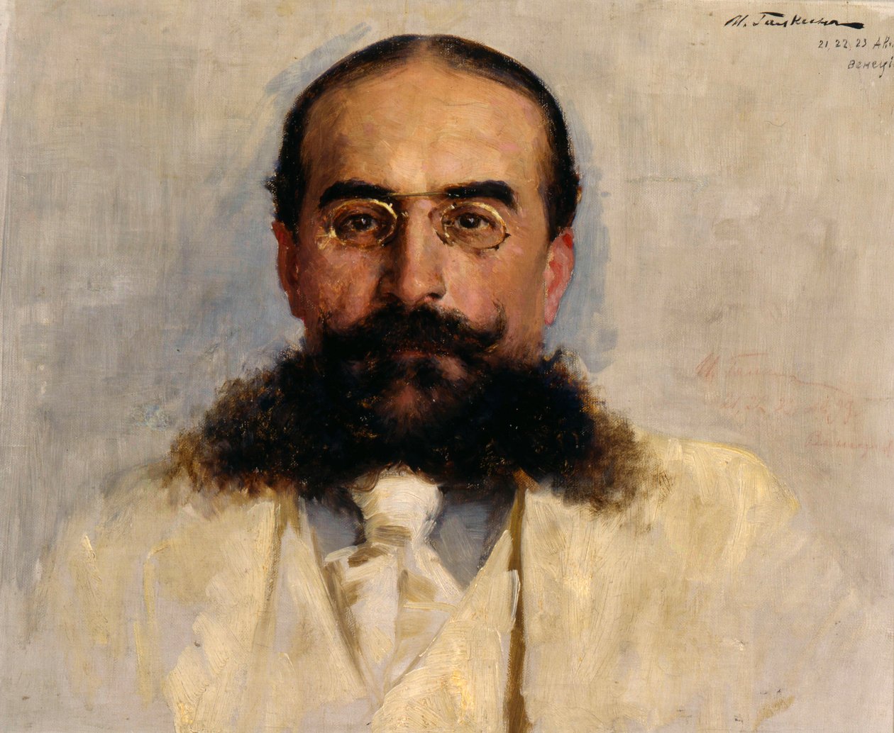 Portrait of Vladimir I. Nemirovich-Danchenko 1858-1943, 1899 by Ilya Savvich Galkin