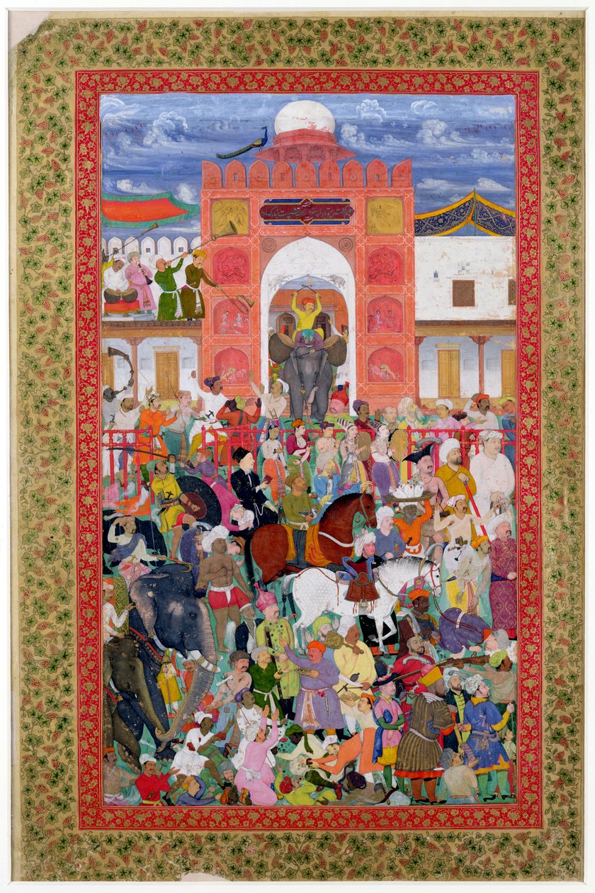 Festivities on the Occasion of the Coronation of Emperor Djahangir (1569-1627) 1605 by Indian School