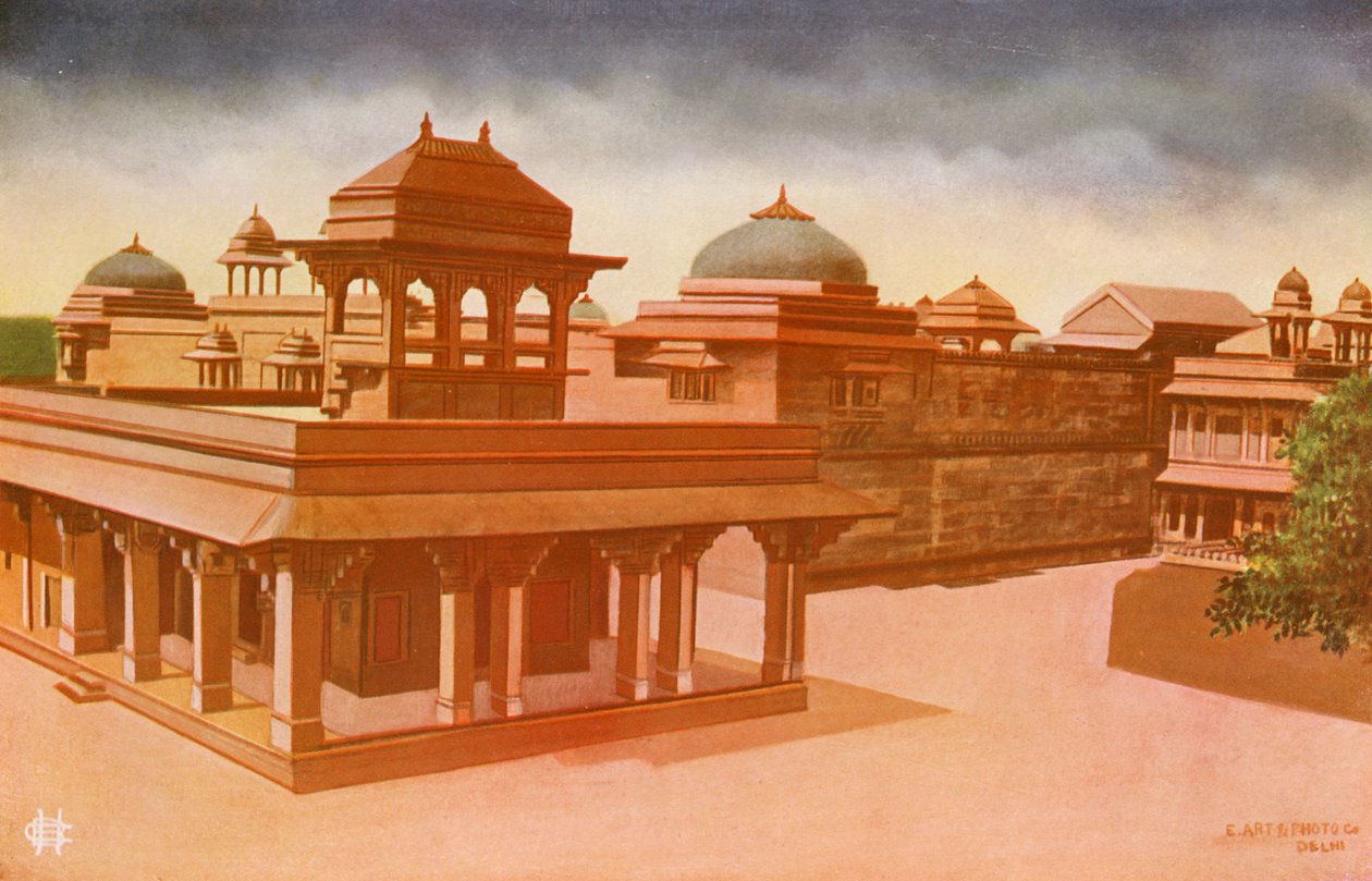 Agra: The Palaces of Empress Jodhbai and Bibi Mariam by Indian photographer