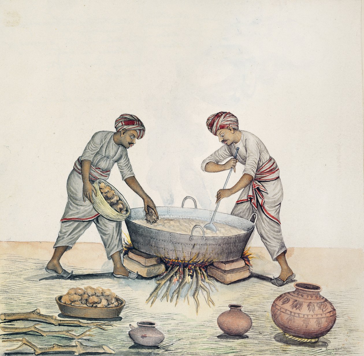 Sugar making, Bombay, c.1873 by Indian School