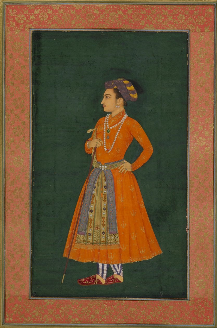 A prince dressed in orange, illustration from 