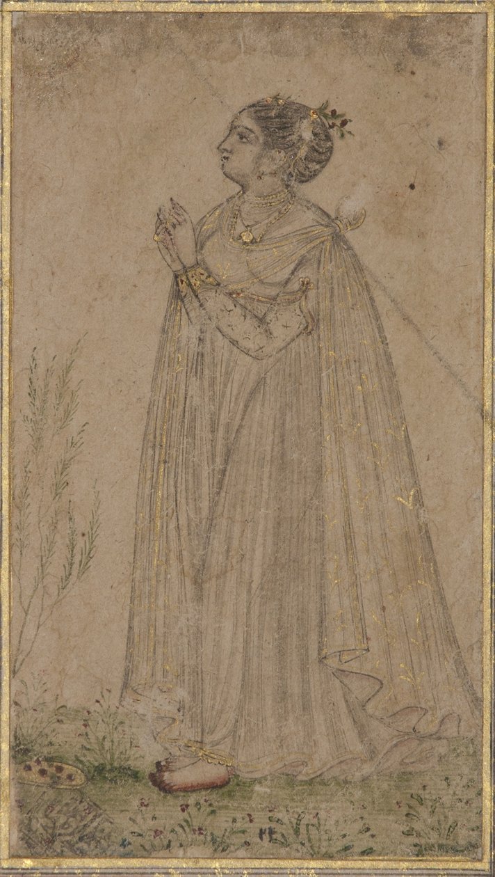 A princess worships the sun by Indian School