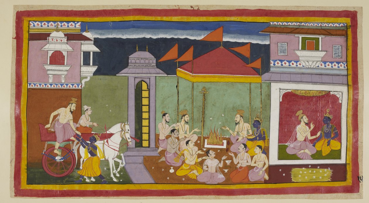 Vasistha Arrives at Rama