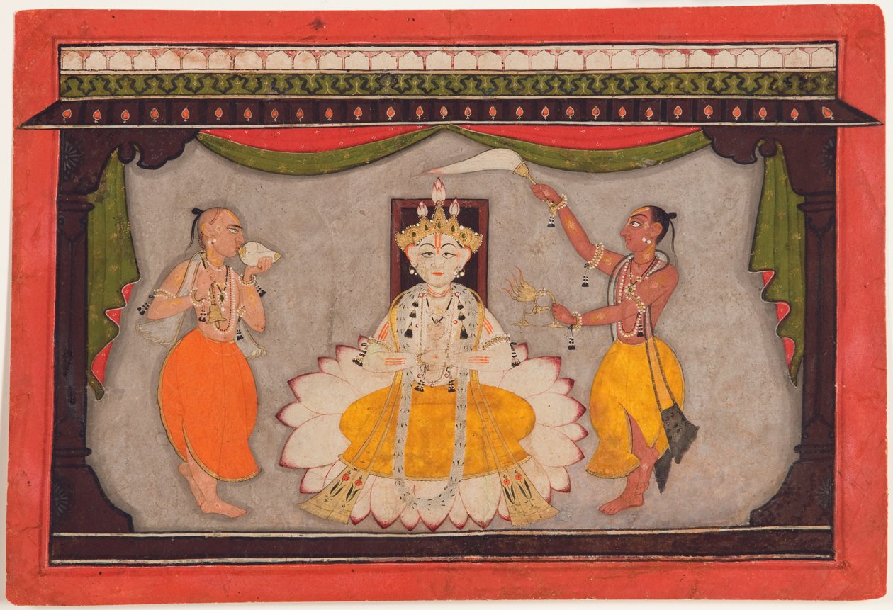 Buddha avatar of Vishnu, c.1700 by Indian School