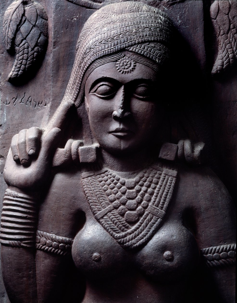 Buddhism: Sudarsana Yakshini (detail) by Indian School