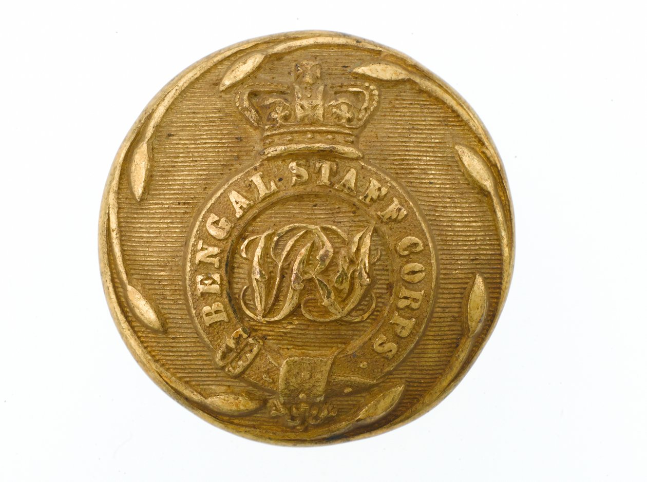 Button, Bengal Staff Corps, 1861-1876 by Indian School
