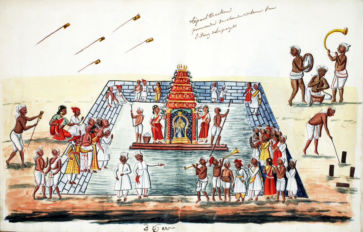 Ceremony by Indian School