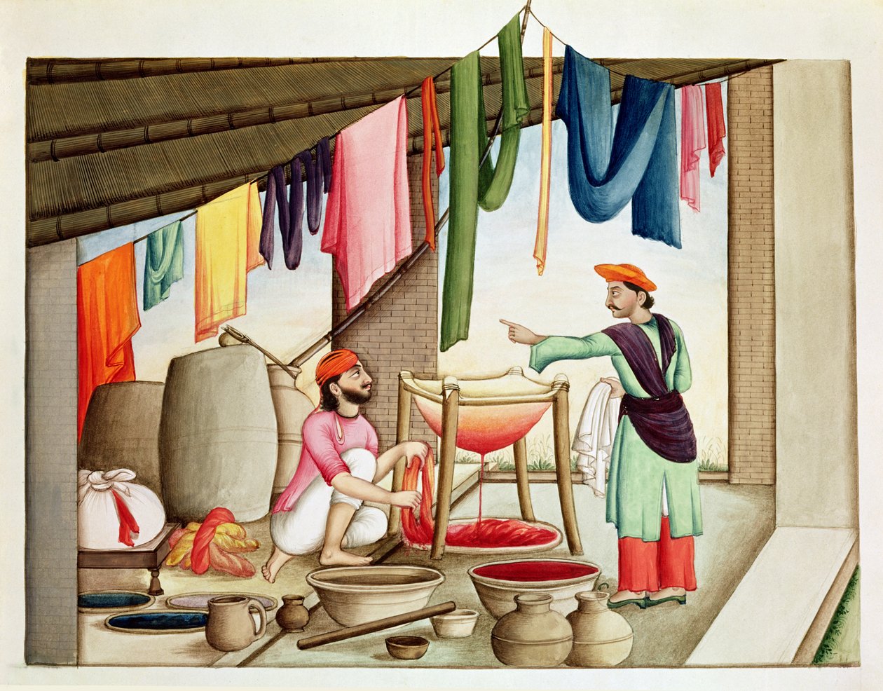 Dyer in India by Indian School